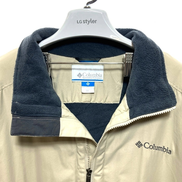 Columbia コロンビア XM3093 裏フリース ナイロンジャケット ベージュ sizeXXL 瑞穂店