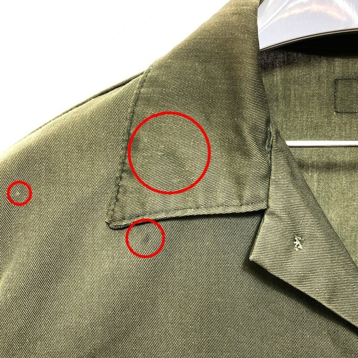 U.S.NAVY ユーティリティーシャツ カーキ size不明 瑞穂店