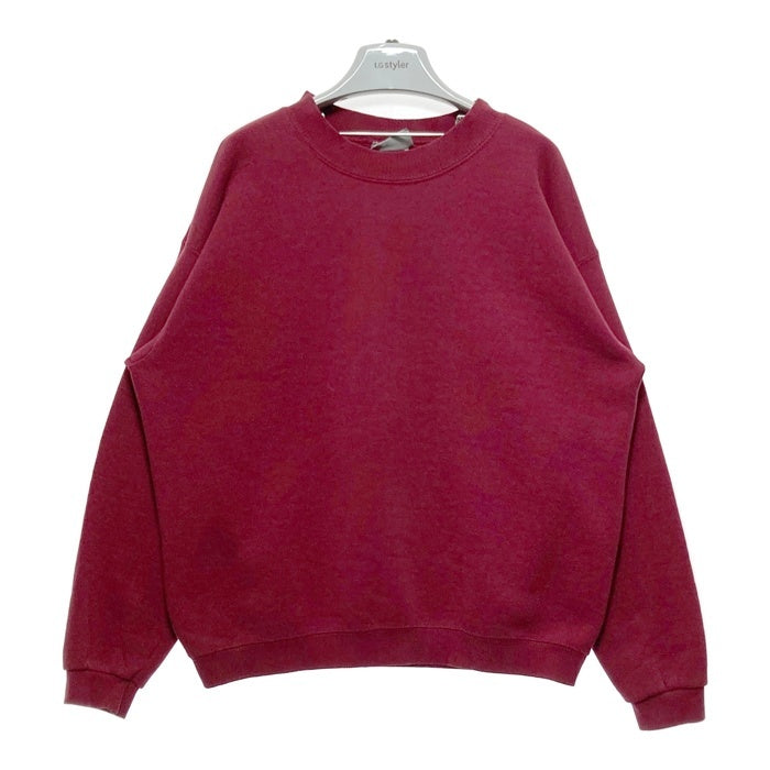Lee リー USA製 ブランク モックネック スウェットトレーナー ボルドー sizeL 瑞穂店