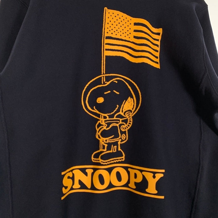 Champion チャンピオン SNOOPY スヌーピープリント リバースウィーブ クルーネックスウェットトレーナー ネイビー C5-A008 Size L 福生店
