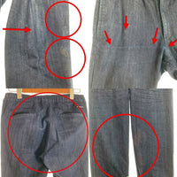 F.C.Real Bristol エフシーレアルブリストル VENTILATION RIB PANTS ベンチレーションリブパンツ デニム ジョガー インディゴ FCRB-167049 Size L 福生店