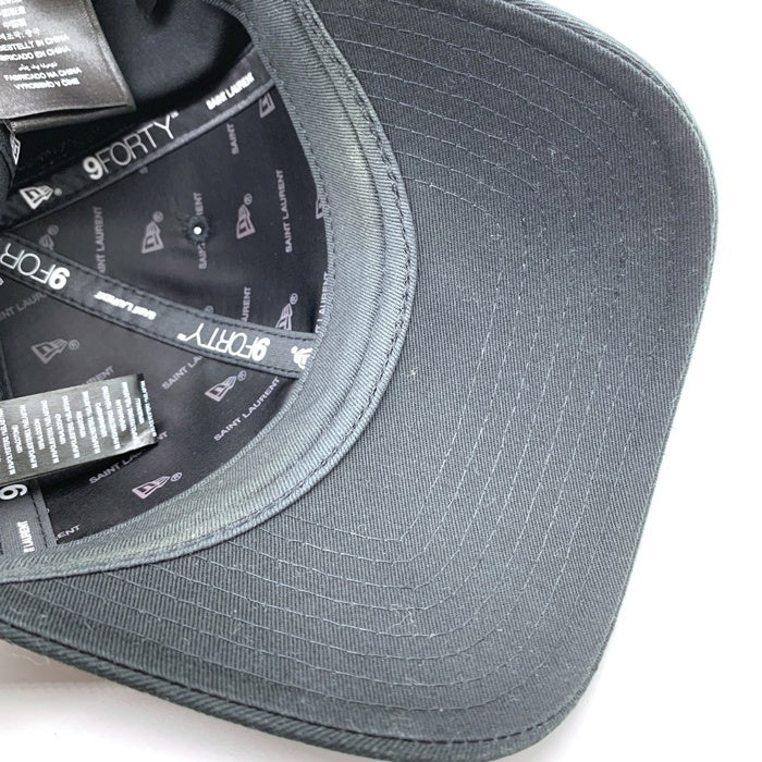 SAINT LAURENT サンローラン New Era ニューエラ 9FORTY ベースキャップ ブラック 687687YCL361000 福生店