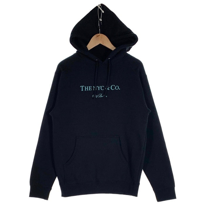 68&BROTHERS シックスティエイトアンドブラザーズ 10oz Hoodie 'NYC&Co.' プルオーバー フーディー パーカー ブラック 7045 Size S 福生店