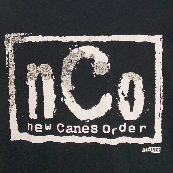 00's new canes order プリントTシャツ n.w.oパロディ ブラック Size L 福生店