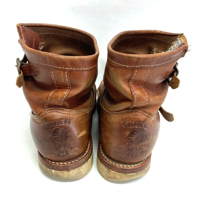 Chippewa チペワ 97876 MOC TOE ENGINEER BOOTS モックトゥ エンジニアブーツ ブラウン size9.5E 瑞穂店