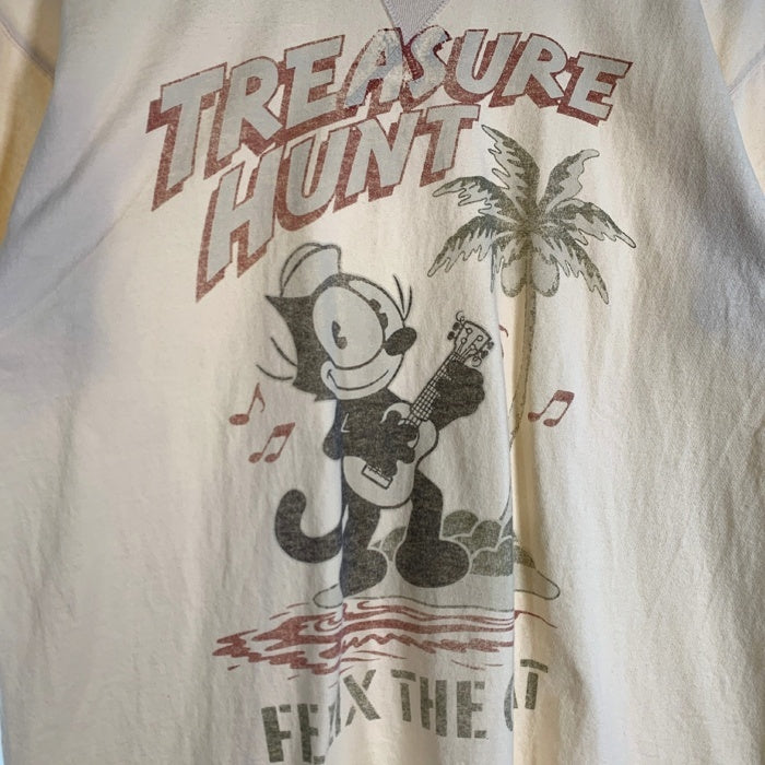 TOYS McCOY トイズマッコイ FELIX THE CAT TREASURE HUNT フィリックスザキャット プリントTシャツ ナチュラル TMC2405 Size L 福生店