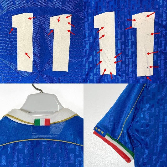 NIKE ナイキ イタリア代表 95-96 ホーム ユニフォーム ブルー sizeM 瑞穂店