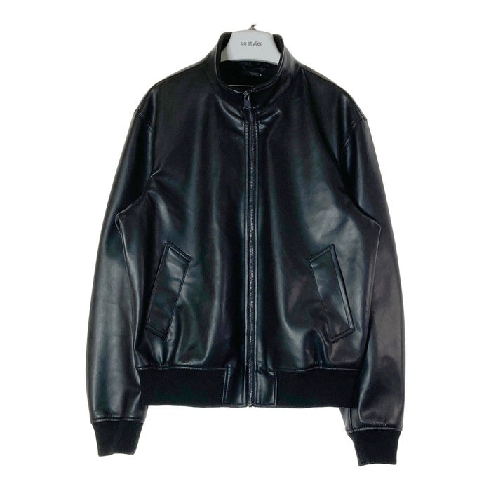 ZARA ザラ フェイクレザーボンバージャケット ブラック sizeL 瑞穂店