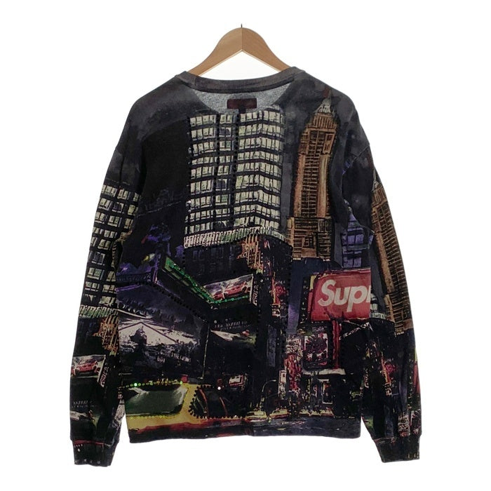 SUPREME シュプリーム 25SS Skyline Sequin L/S Top Night ロンT ロングスリーブ 長袖 Tシャツ ブラック Size S 福生店