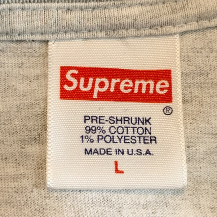 SUPREME シュプリーム 21AW Multi Logo L/S Tee マルチロゴ ロングスリーブTシャツ アッシュグレー Size L 福生店