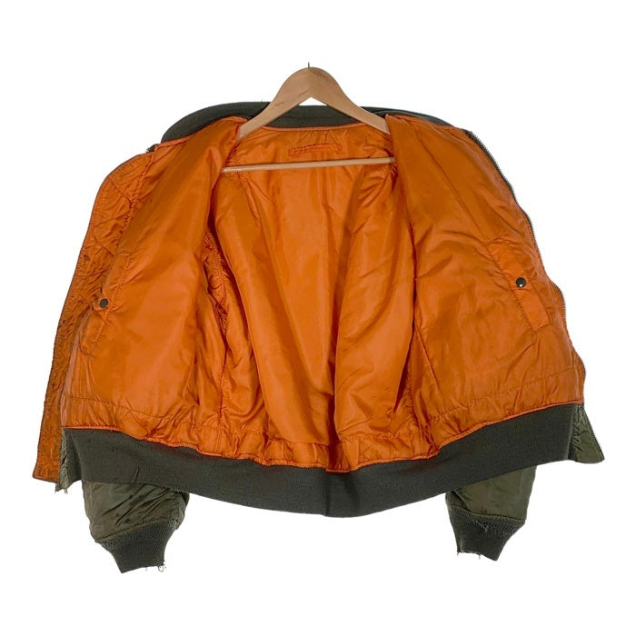 90`s ALPHA アルファ MA-1 フライトジャケット セージグリーン USA製 82790J Size XL 福生店
