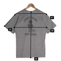 SAMURAI JEANS サムライジーンズ JPN.AIR CORPS OSAKA PREF. 半袖 プリント Tシャツ グレー SizeL 福生店