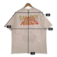 GALLERY DEPT. ギャラリーデプト ATK CORONA VIRUS WORLD TOUR プリントTシャツ ダメージ加工 ベージュ Size L 福生店