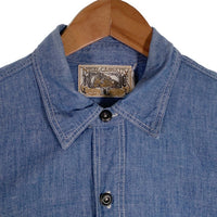 FREE WHEELERS フリーホイラーズ NEAL CASSADY シャンブレー ワークシャツ ブルー Size 16 福生店