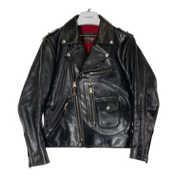 THE FLAT HEAD フラットヘッド  WRJ-53A ダブルライダース ジャケット ブラウン size36 瑞穂店