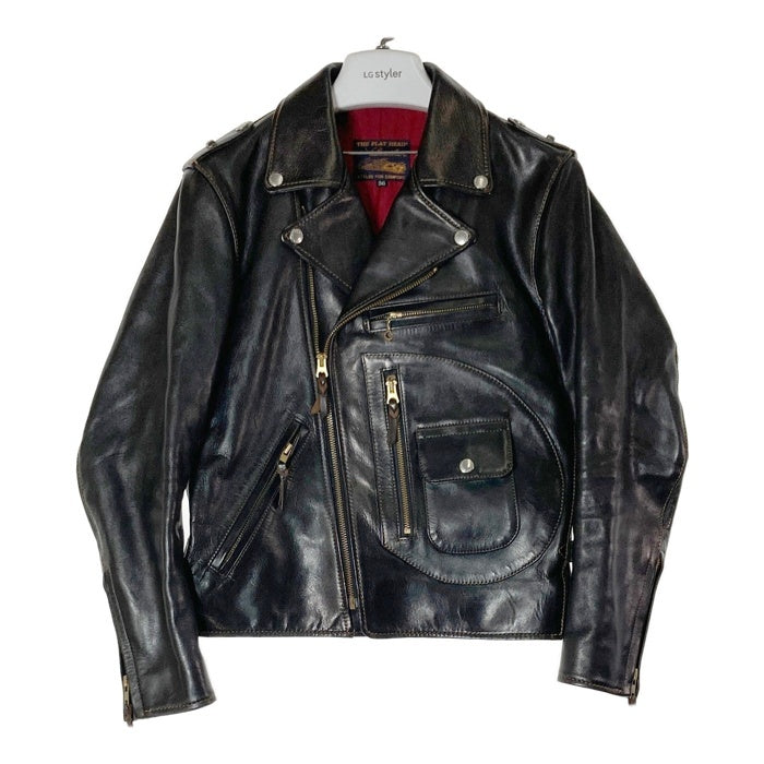 THE FLAT HEAD フラットヘッド  WRJ-53A ダブルライダース ジャケット ブラウン size36 瑞穂店
