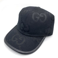 GUCCI グッチ ジャンボGG ベースボールキャップ ブラック 727562 4HAVS Size M 福生店