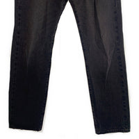 LEVI'S リーバイス ボタン裏3518 USED加工 ビッグE 赤耳 セルビッチ デニム パンツ ブラック 00501-3518 Size W32 L32 福生店