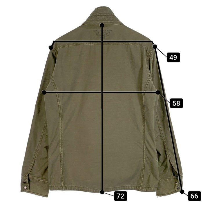 AVIREX アヴィレックス ミリタリーフィールドジャケット オリーブ 6132091 Size XL 福生店