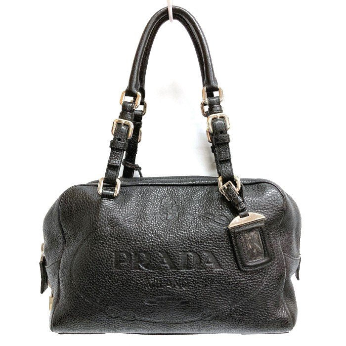 PRADA プラダ BR3091 レザーボストンバッグ ブラック 瑞穂店