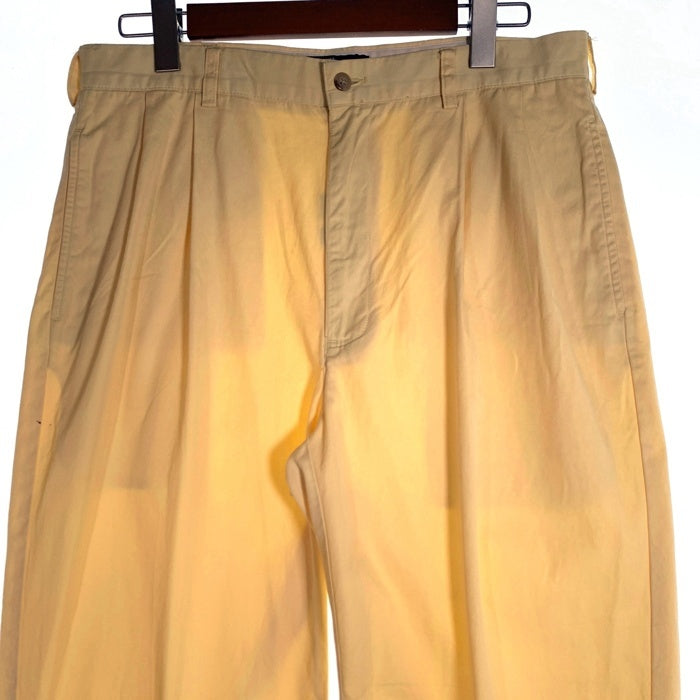 Polo Ralph Lauren ポロラルフローレン HAMMOND PANT ハモンドパンツ 2タック コットン イエロー Size 35×30 福生店