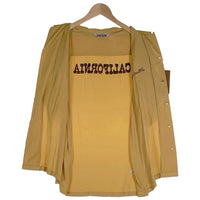 STANDARD CALIFORNIA スタンダードカリフォルニア SD Bowring Shirt ボーリング シャツ イエロー Size L 福生店