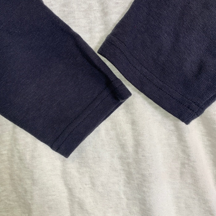 CORE FIGHTER コアファイター ヘンリーネック 2トーン 七分袖カットソー ベースボール オフホワイト ブラック Size M 福生店