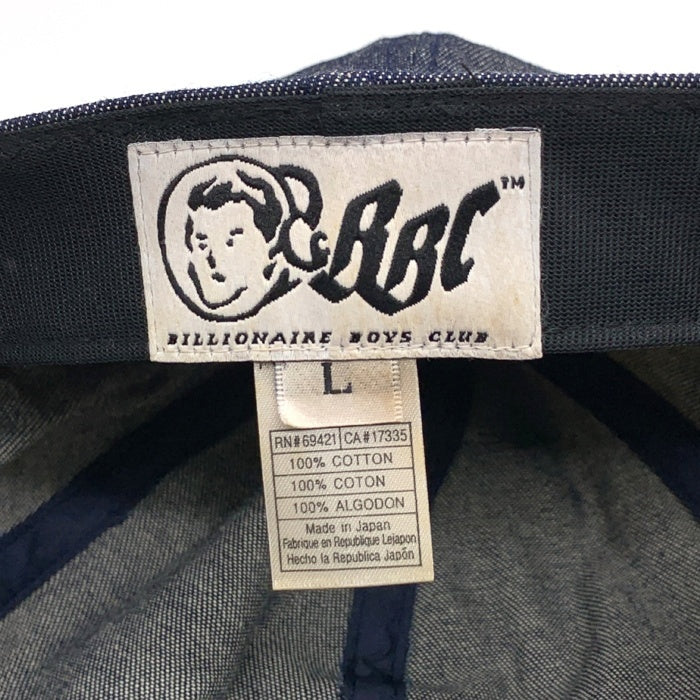 Billionaire Boys Club ビリオネアボーイズクラブクラブ BBC DENIM CAP デニムキャップ インディゴ 初期 日本製 Size L 福生店