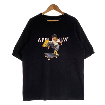 APPLEBUM アップルバム Shaolin SB Boy T-Shirt イラストロゴプリント Tシャツ ブラック Size XXL 福生店