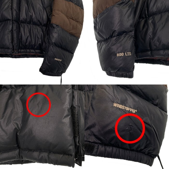 THE NORTH FACE ノースフェイス FW2011 SUMMIT ALPHA JACKET サミットアルファジャケット ダウン ブラック ブラウン 韓国 Size 105 (XL) 福生店