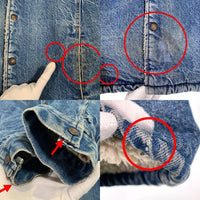 70’s Levi's リーバイス ランチコート デニム ボア スナップボタン ライトブルー Size L 福生店