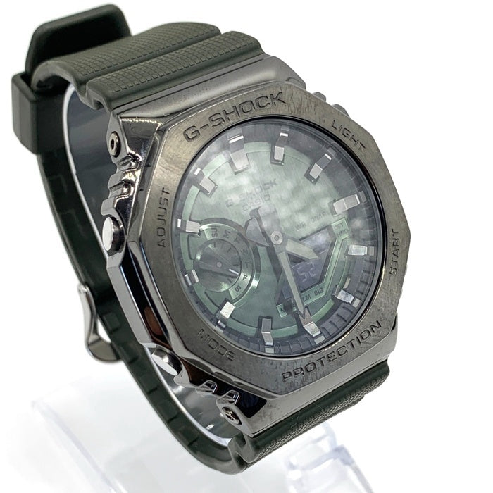 CASIO カシオ G-SHOCK デジアナ クォーツ腕時計 WR20BAR グリーン GM-2100B 福生店
