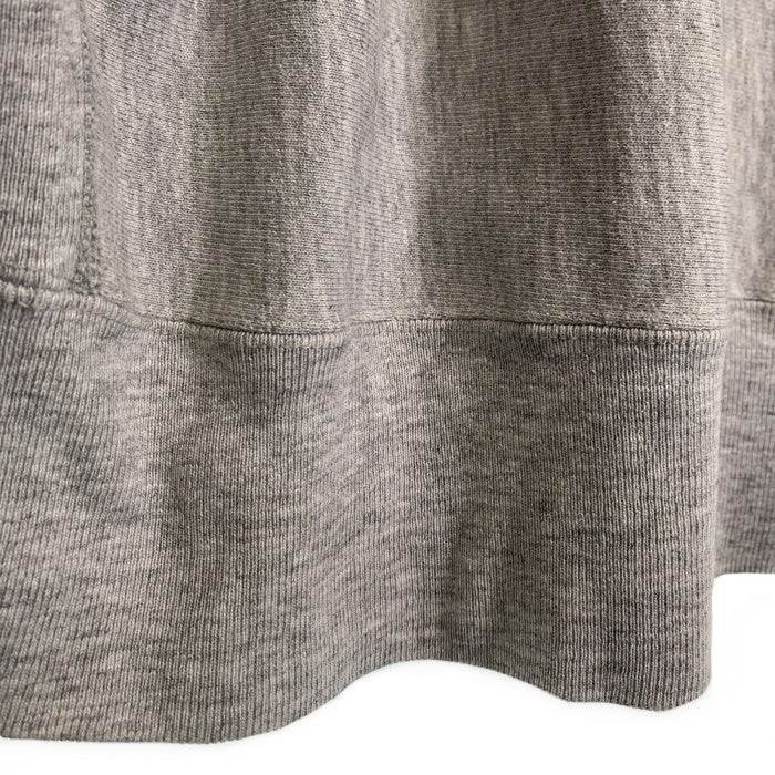 90's Champion チャンピオン REVERSE WEAVE ANNAPOLIS リバースウィーブ ワッペン 袖プリント クルーネックスウェットトレーナー グレー USA製 トリコ刺繡 Size XL 福生店