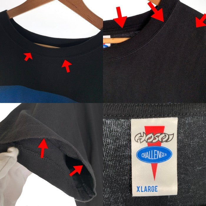 CHALLENGER チャレンジャー HOSOI PHOTO SHORT SLEEVE TEE ホソイフォト ショートスリーブTシャツ ブラック Size XL 福生店