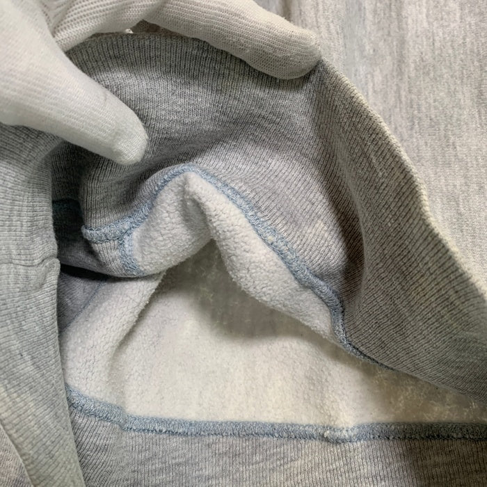 80's Champion チャンピオン REVERSE WEAVE リバースウィーブ トリコロール プリントタグ クルーネックスウェット グレー USA製 Size XL 福生店