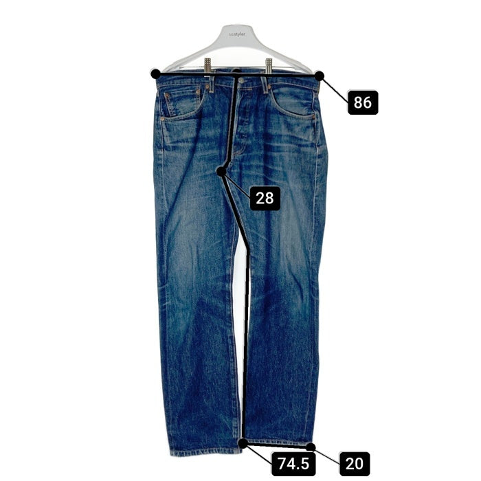 LEVI'S リーバイス PC9-00501-2546 501 PREMIUM BIG E セルビッチ デニムパンツ インディゴ sizeW33 L34 瑞穂店