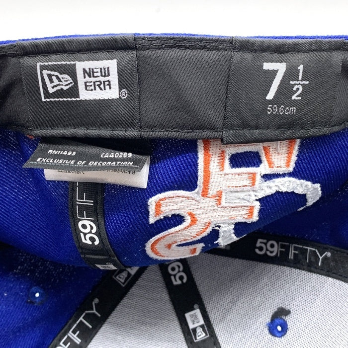 WIND AND SEA ウィンダンシー New Era ニューエラ 59FIFTY MLB ニューヨーク・メッツ ベースボールキャップ ブルー Size 7 1/2 (59.6cm) 福生店