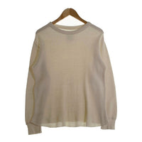 80's U.S.ARMY 米軍 サーマルシャツ 長袖 ロングスリーブ ロンT ホワイト 8415-00-270-2014 Size L 福生店