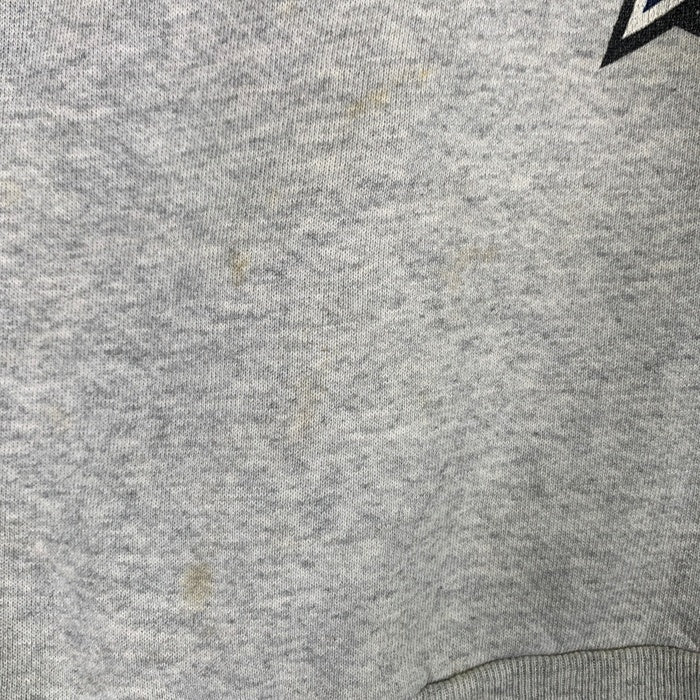 90's NFL ダラス・カウボーイズ プリント クルーネックスウェットトレーナー グレー LOGO7 USA製 Size XL 福生店