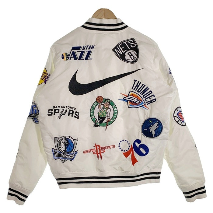 SUPREME シュプリーム 18SS NBA Team Warm-Up Jacket ウォームアップジャケット スタジャン ホワイト AO3631-100 Size S 福生店