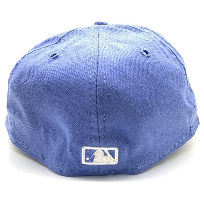 90's New Era ニューエラ MLB ニューヨーク・ヤンキース 59FIFTY ベースボールキャップ ライトブルー ウール USA製 Size 7 1/4 (57.7cm) 福生店