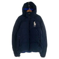 POLO RALPH LAUREN ポロ ラルフローレン ビッグポニー ダウンジャケット フード ネイビー Size XL 福生店