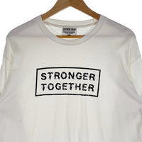 CAPTAINS HELM キャプテンズヘルム 21SS Villagedoor ビレッジドア STRONGER TOGETHER L/S TEE  プリント ロングスリーブTシャツ ホワイト Size L 福生店