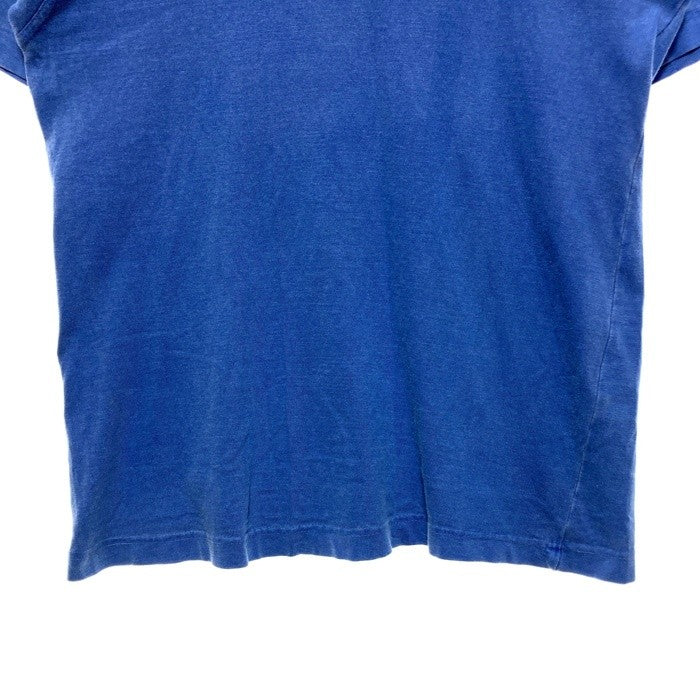 bitch skatebords ビッチ スケートボードズ 90's 首元ストライプ 胸ワンポイント Tシャツ ブルー sizeL 瑞穂店