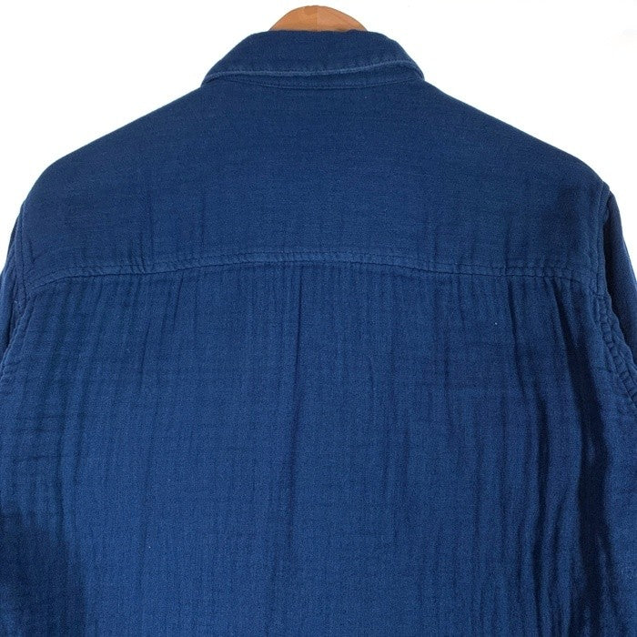 NEIGHBORHOOD ネイバーフッド 17AW コットン ロンT 長袖シャツ ブルー 172AWAQNH-SHM01 Size M 福生店