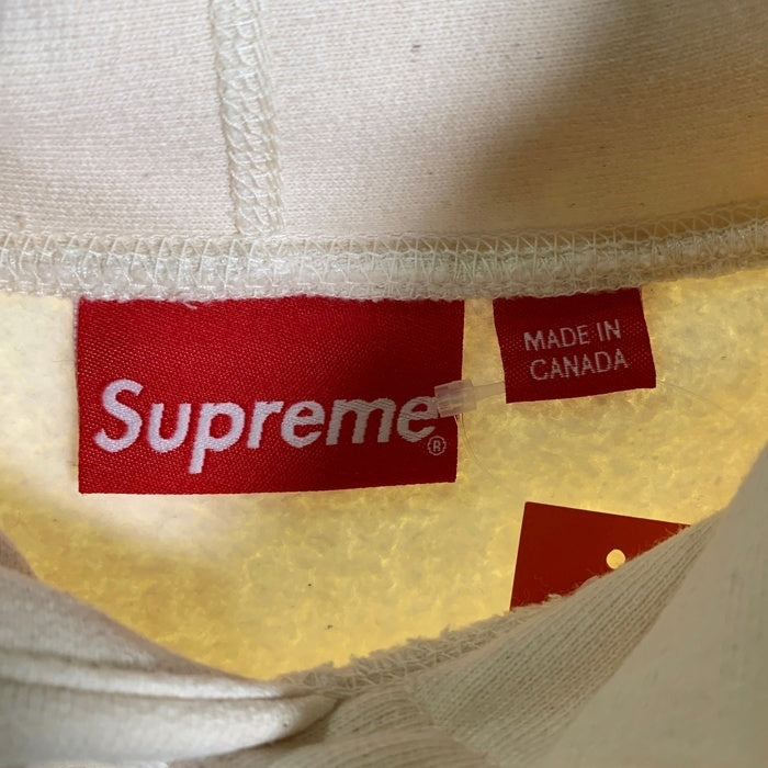 SUPREME シュプリーム 21AW Pearl Logo Hooded Sweatshirt パールロゴ プルオーバー フーディー パーカー ナチュラル Size L 福生店