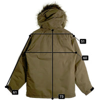 THE NORTH FACE ノースフェイス Mountain Down Jacket マウンテンダウンジャケット カーキ ND91722Z Size XL 福生店