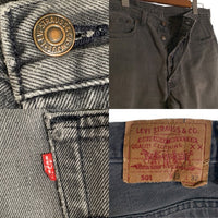 LEVI'S リーバイス 501 ボタン裏653 グレー Size W33 L32 福生店