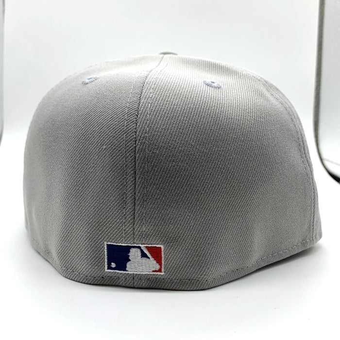 New Era ニューエラ 59FIFTY MLB ロサンゼルス・ドジャース ベースボールキャップ グレー ブルー Size 7 1/2 (59.6cm) 福生店