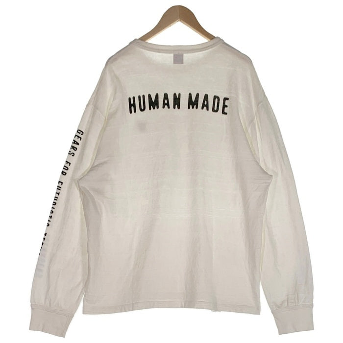 HUMAN MADE ヒューマンメイド ロンT ロングスリーブT 長袖Tシャツ ホワイト Size 2XL 福生店